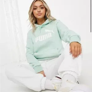 Puma mint green hoodie new arrivals